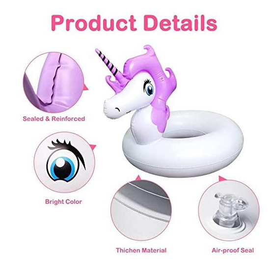 Es tracta d'un anell de natació en forma d'unicorn?